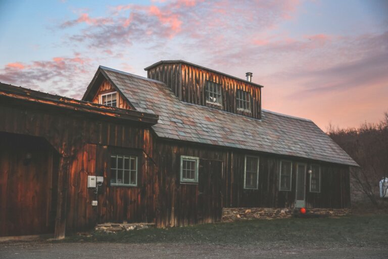 A restored log cabin: The Sugarhouse, Dummerston, Vermont